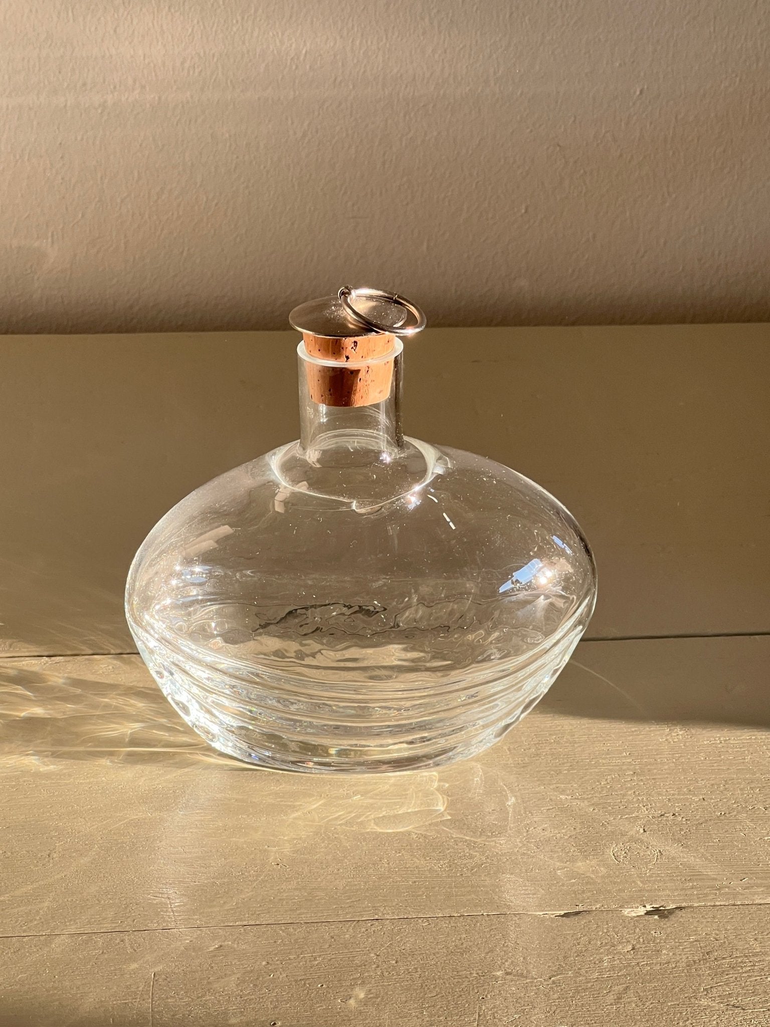 Glass decanter - NEROLI