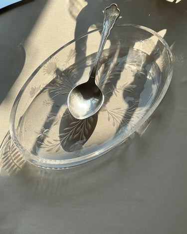 Glass dish - NEROLI