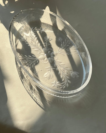 Glass dish - NEROLI