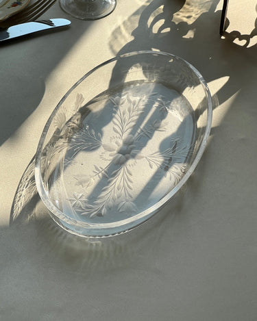 Glass dish - NEROLI