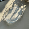 Glass dish - NEROLI