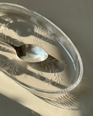 Glass dish - NEROLI