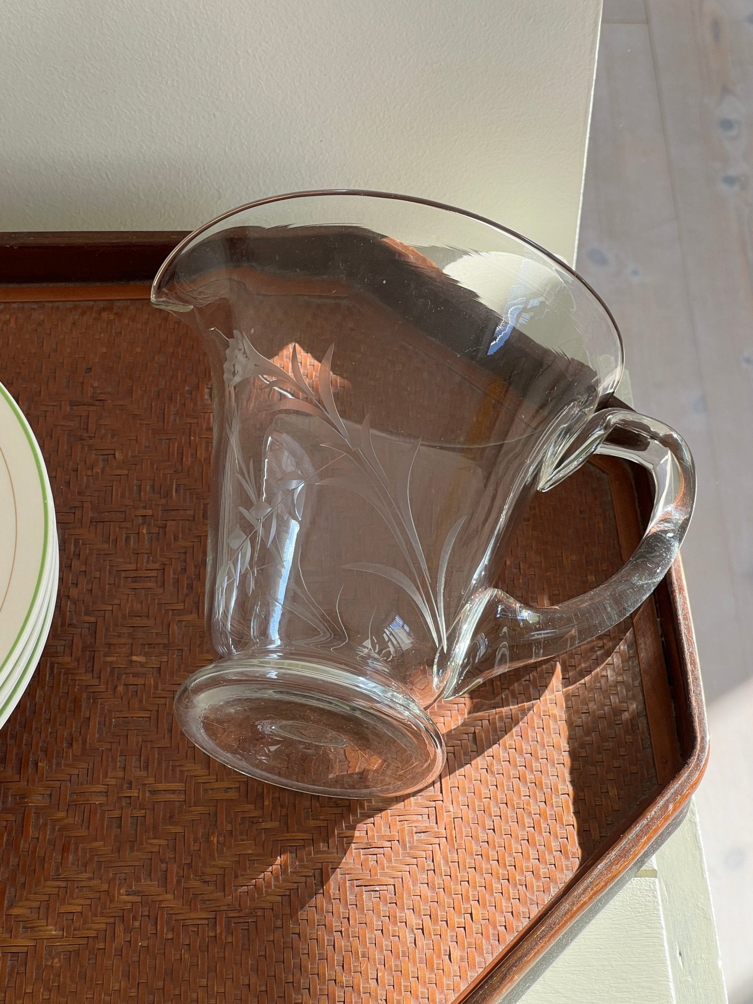 Glass pitcher - NEROLI