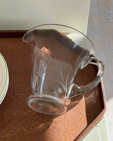Glass pitcher - NEROLI