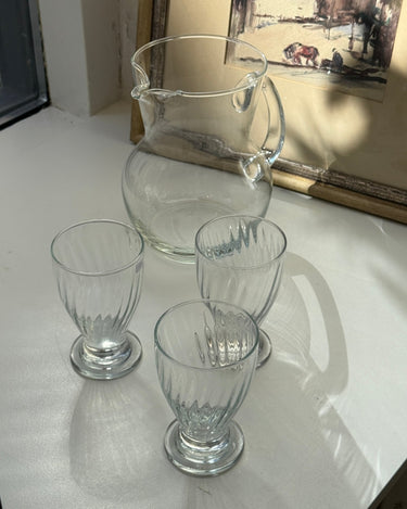 Glass pitcher - NEROLI