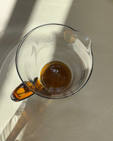 Glass pitcher - NEROLI