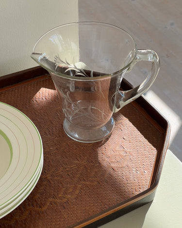 Glass pitcher - NEROLI