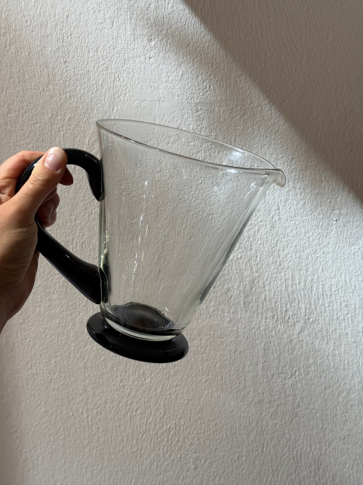 Glass pitcher - NEROLI