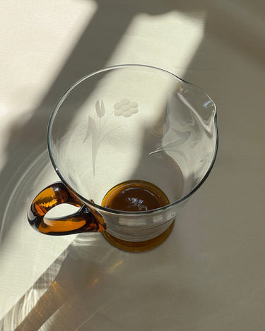 Glass pitcher - NEROLI