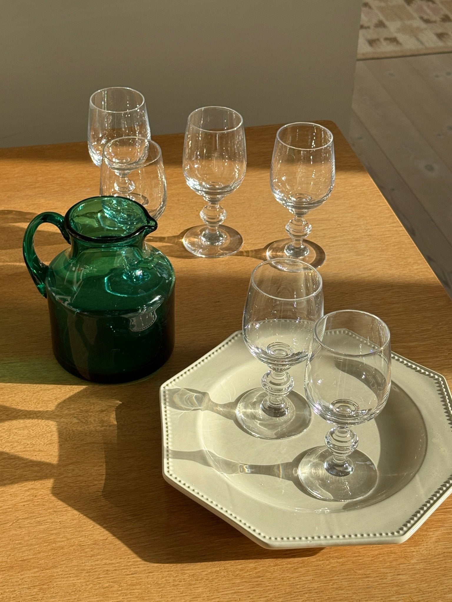 Glass pitcher - NEROLI