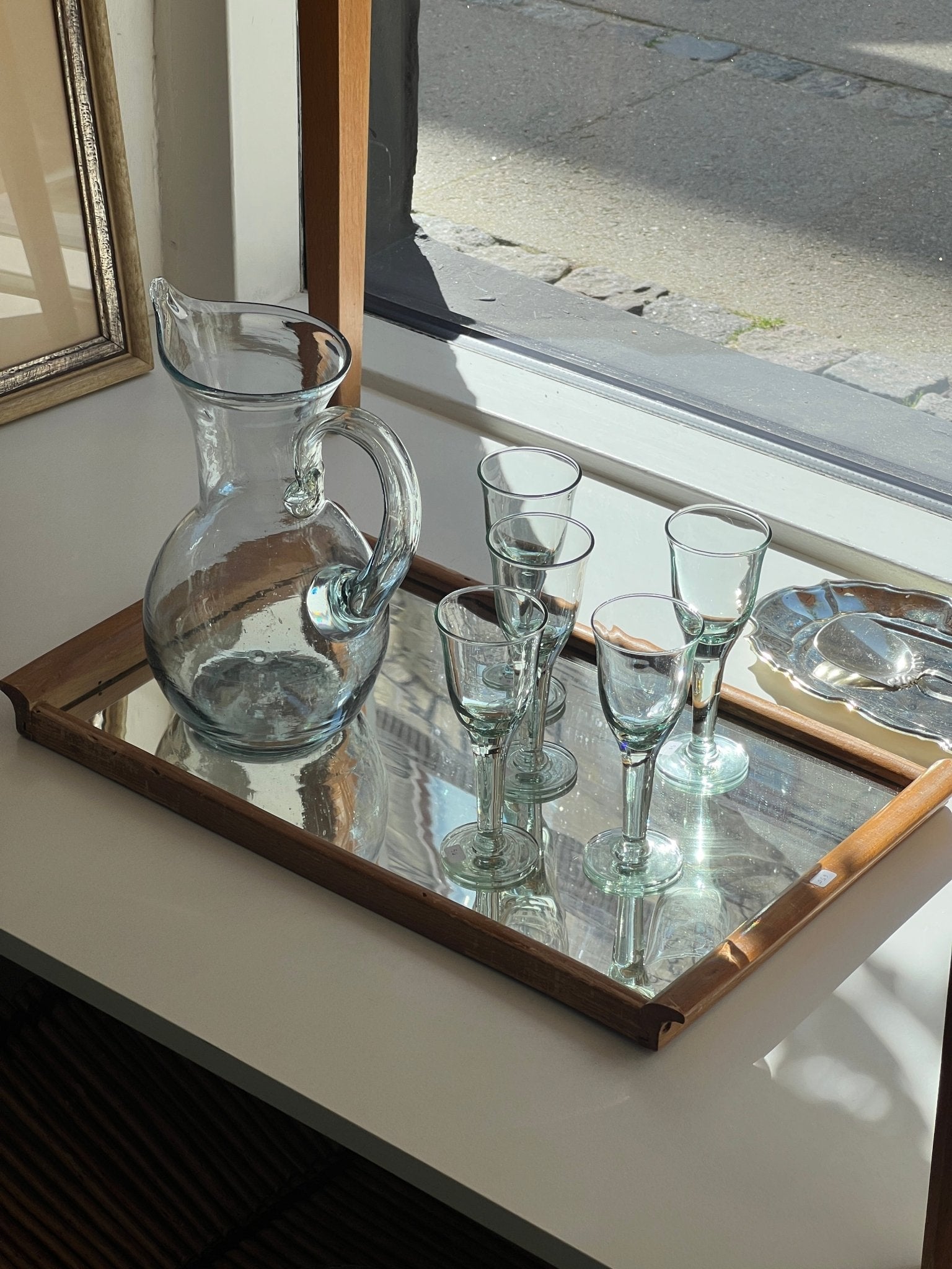 Glass pitcher - NEROLI