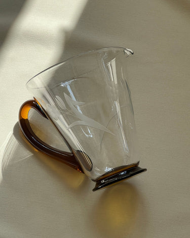 Glass pitcher - NEROLI