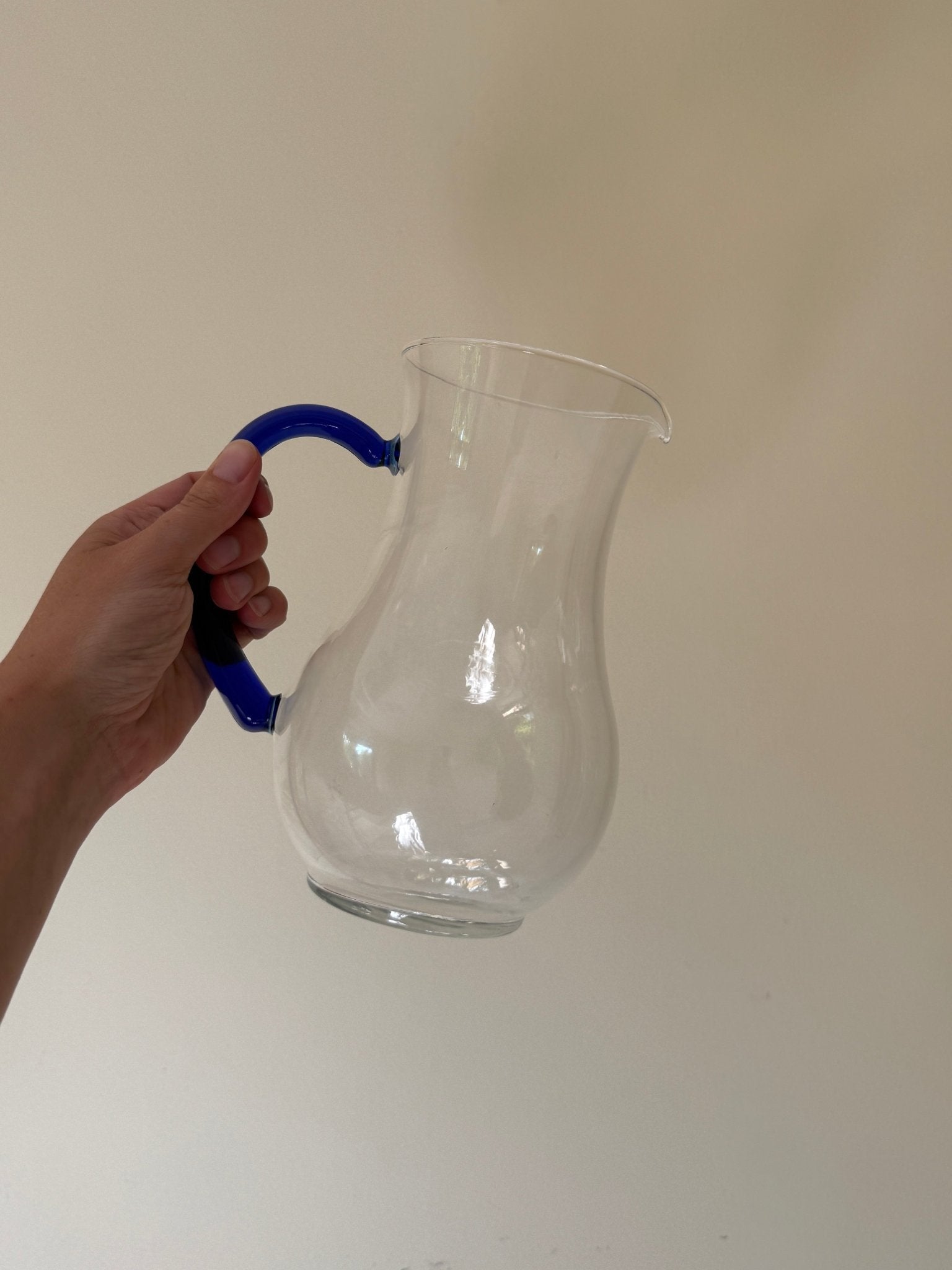 Glass pitcher - NEROLI