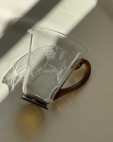Glass pitcher - NEROLI