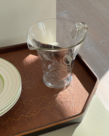 Glass pitcher - NEROLI