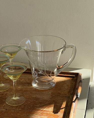 Glass pitcher - NEROLI