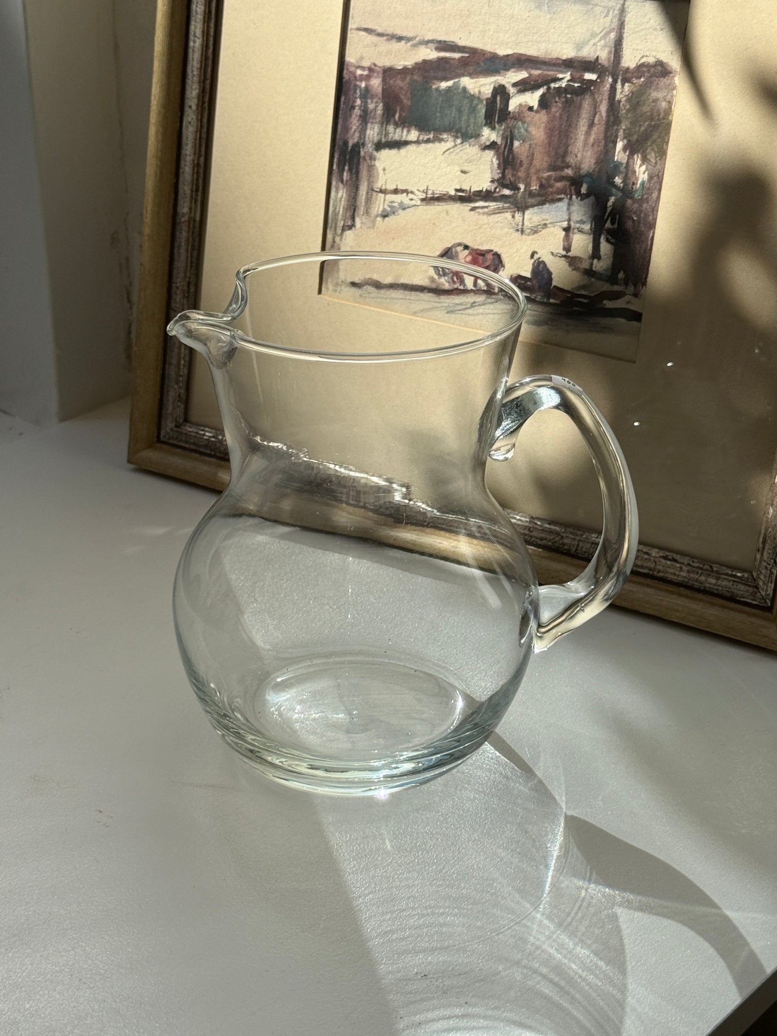 Glass pitcher - NEROLI