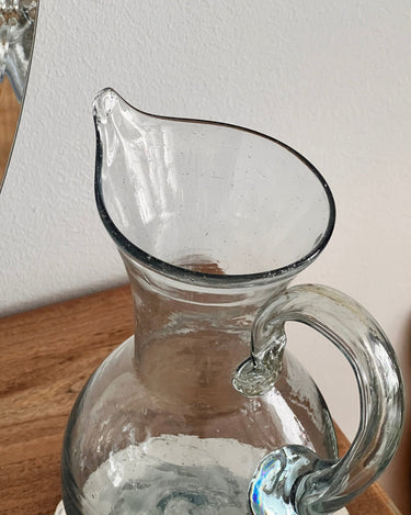 Glass pitcher - NEROLI