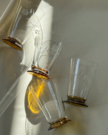 Glass tumblers (5 pcs) - NEROLI