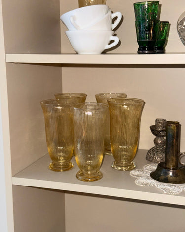 Glass tumblers (5 pcs) - NEROLI