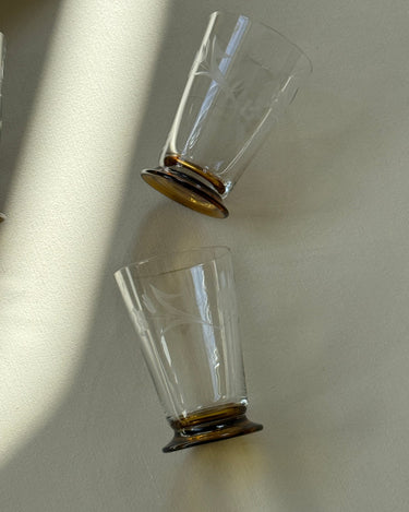 Glass tumblers (5 pcs) - NEROLI