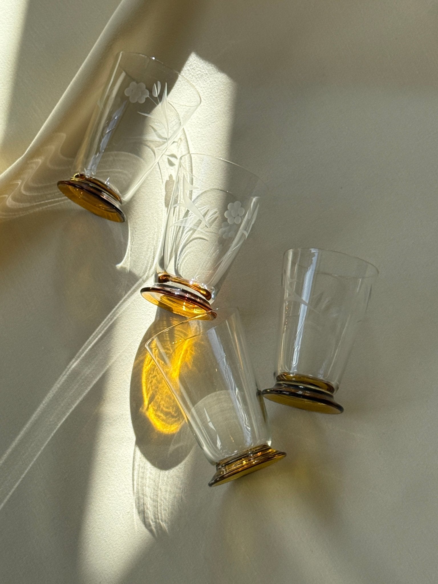 Glass tumblers (5 pcs) - NEROLI