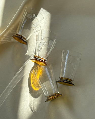 Glass tumblers (5 pcs) - NEROLI