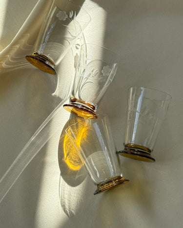 Glass tumblers (5 pcs) - NEROLI
