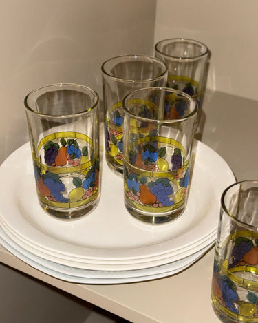 Glass tumblers (5 pcs) - NEROLI