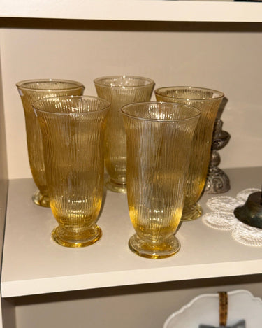 Glass tumblers (5 pcs) - NEROLI