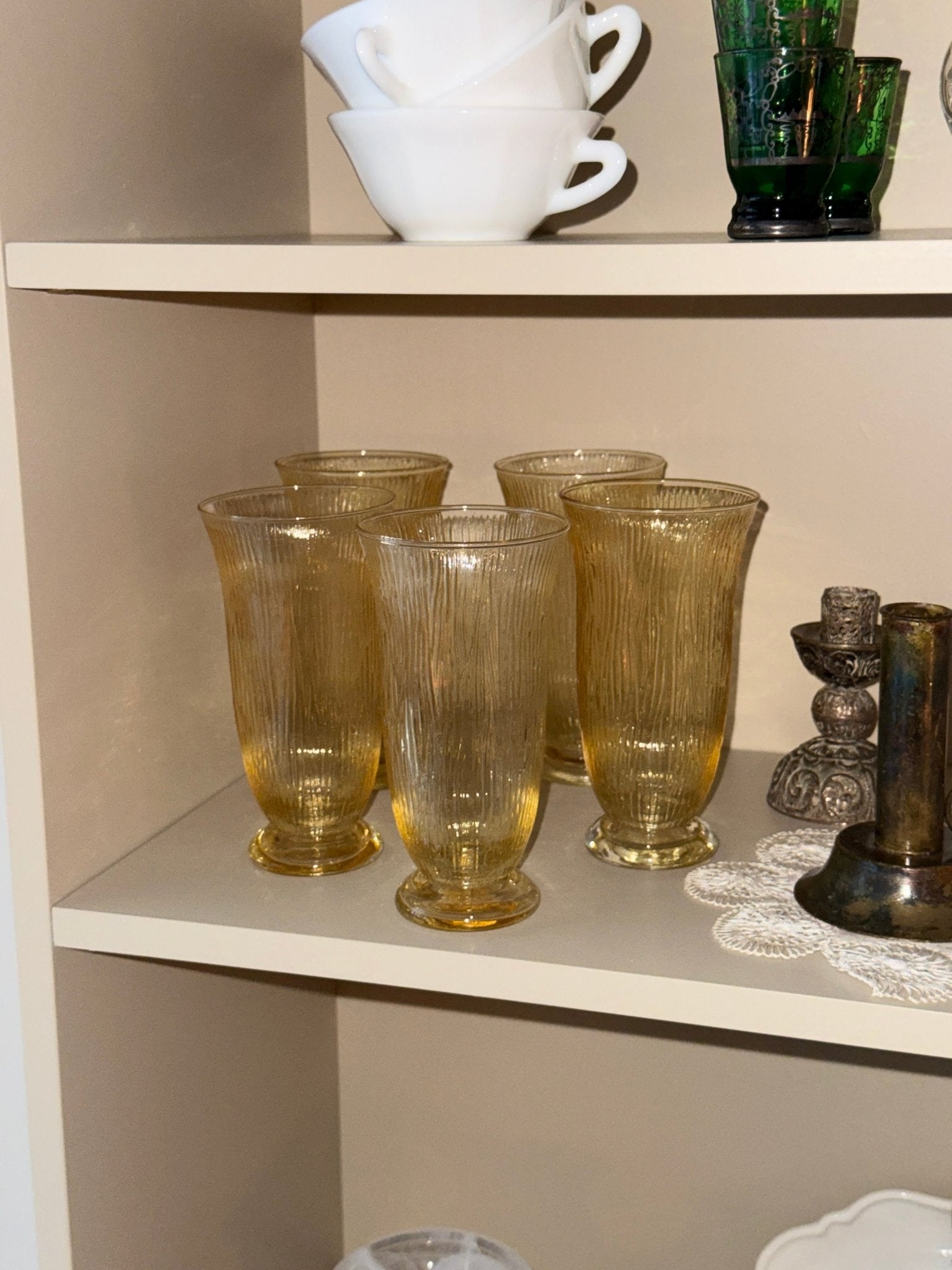 Glass tumblers (5 pcs) - NEROLI