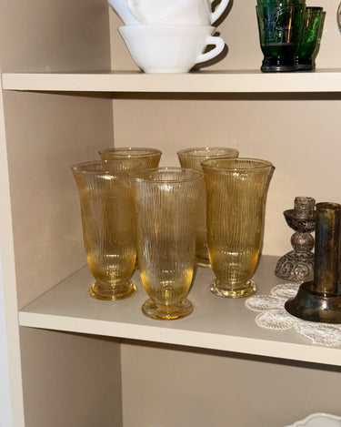 Glass tumblers (5 pcs) - NEROLI