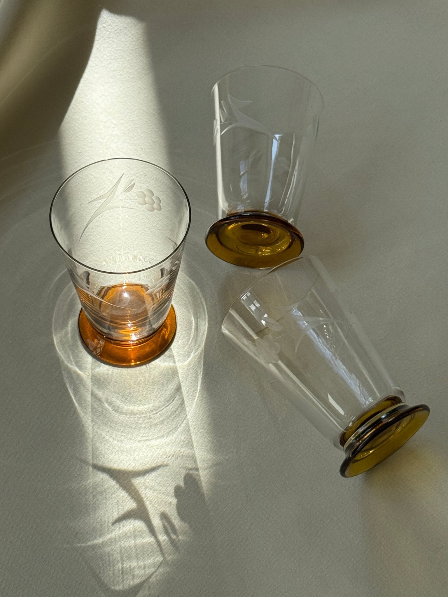 Glass tumblers (5 pcs) - NEROLI