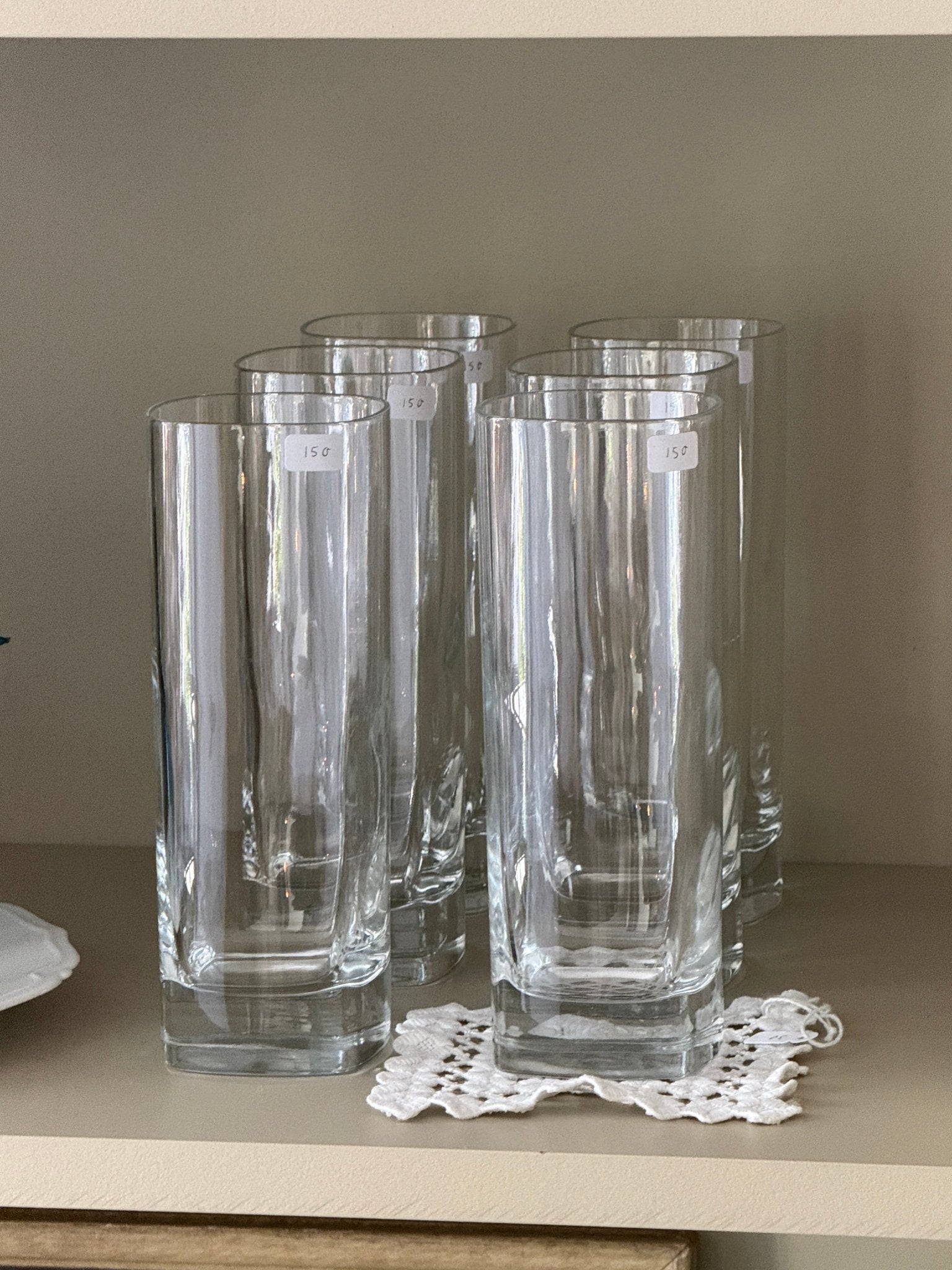 Glass tumblers (6 pcs) - NEROLI