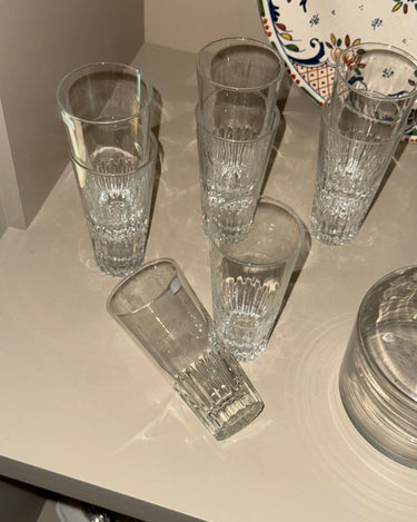 Glass tumblers (9 pcs) - NEROLI