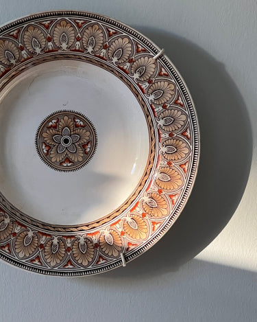 Grecian border wall plate - NEROLI