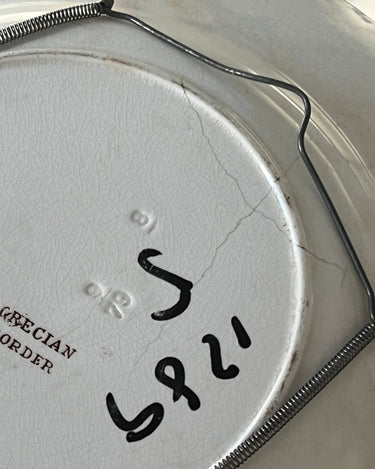 Grecian border wall plate - NEROLI
