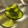 Green glass bowl - NEROLI