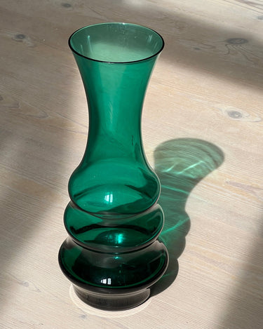 Green glass vase - NEROLI