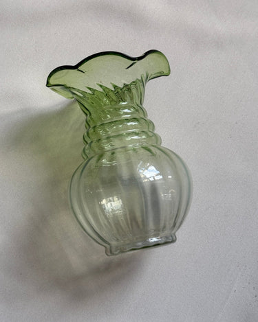 Green glass vase - NEROLI
