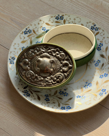 Green jewelry box - NEROLI
