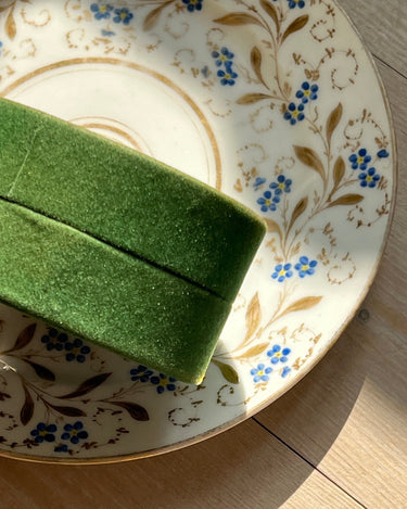 Green jewelry box - NEROLI