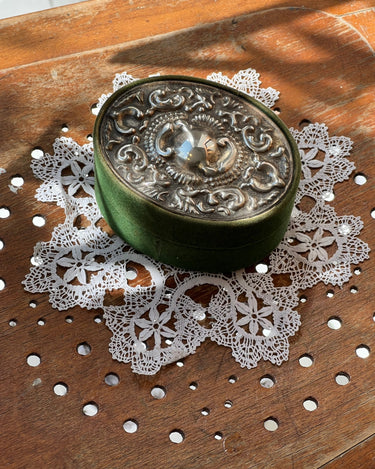 Green jewelry box - NEROLI