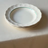 Green stripe pasta plates (3 pcs) - NEROLI