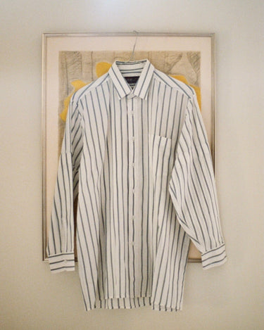 Green striped shirt - NEROLI