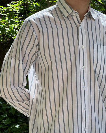 Green striped shirt - NEROLI