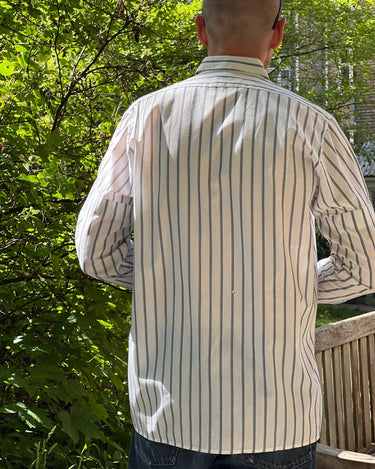 Green striped shirt - NEROLI