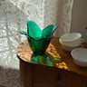 Green tulip vase - NEROLI