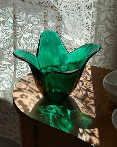 Green tulip vase - NEROLI