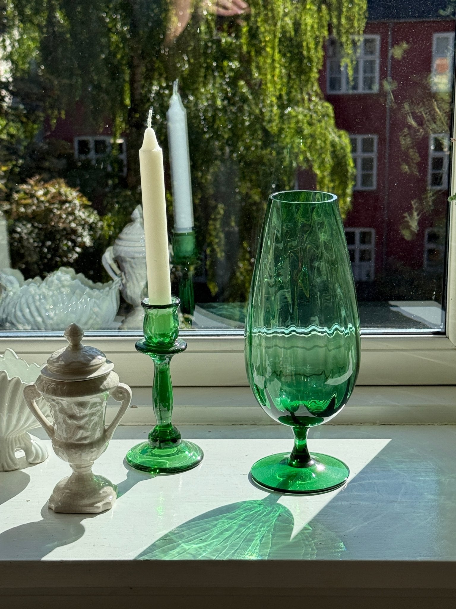 Green vase - NEROLI